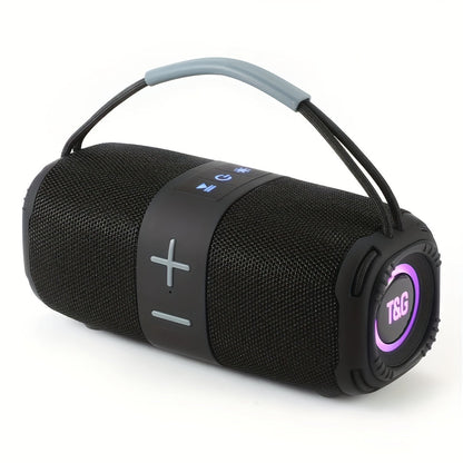Portable Bluetooth Speaker TG668 Model with IPX4, LED Breathing Light, TWS, FM, USB, TF and AUX