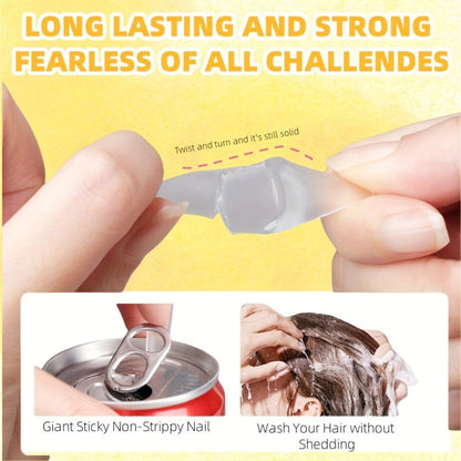 Nail Glue 2 Pack 25g Each Super Strong Waterproof Extra Hold – Fast Drying No Lamp Needed Long Lasting Press On Nail Adhesive for Fake Nails