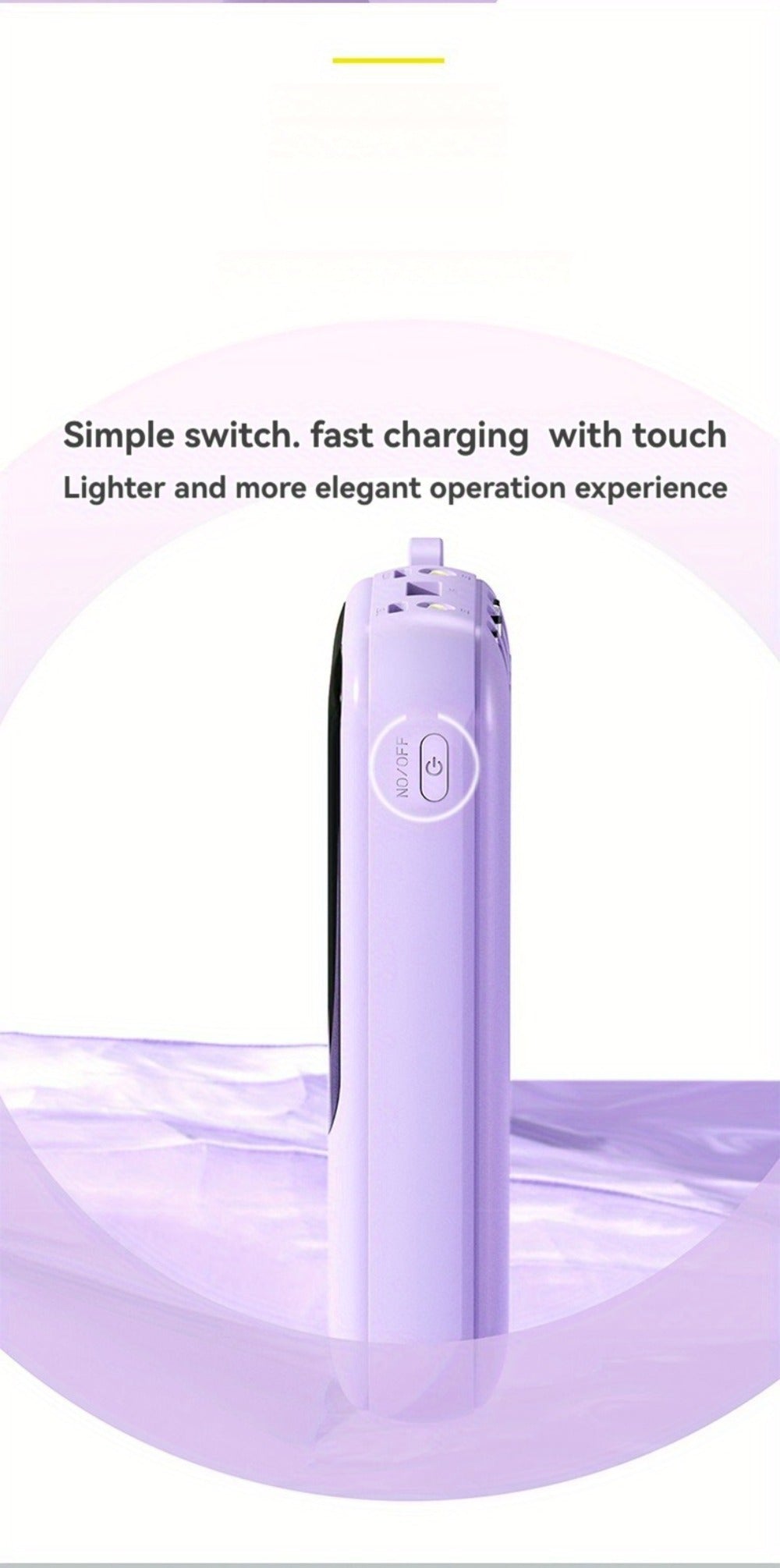 Power Bank 21000mAh Mini with 5W or 22.5W Power Options, Built-In Cable Set and LED Display
