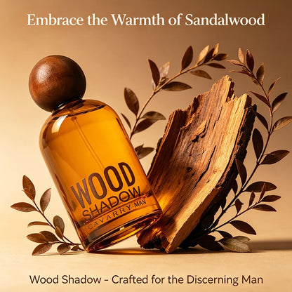 Perfume for Men Wooden-Bottle Spray with a Woody Sandalwood Profile and Two Options in a Distinctive Bottle Presentation