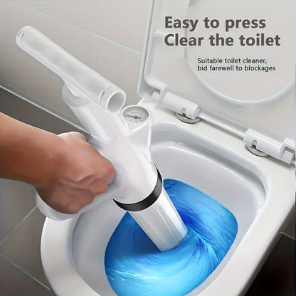 Drainage Spray Gun with Adjustable Pressure – Air Plunger Tool for Unclogging Toilets Sinks & Floor Drains