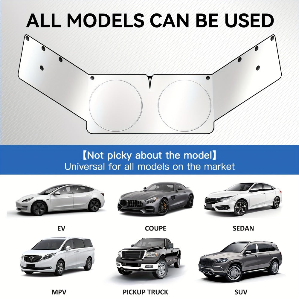 Windshield Sun Shade Universal Front & Side Window Cover UV Heat Block Privacy Protection – Upgraded 2026 Design Large Size Summer Car