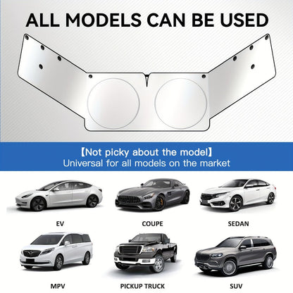Windshield Sun Shade Universal Front & Side Window Cover UV Heat Block Privacy Protection – Upgraded 2026 Design Large Size Summer Car