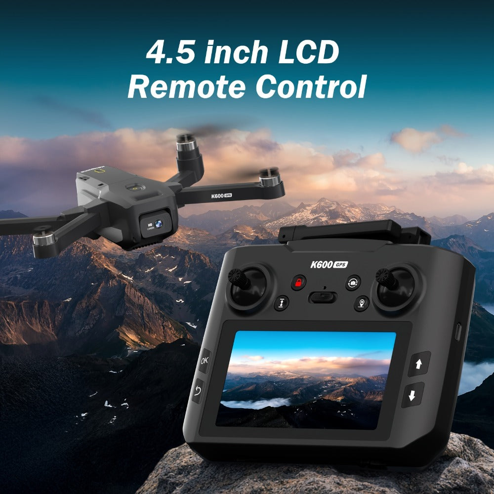 GPS Follow Me Drone Under 250g 4.5 Inch LCD Screen Camera Drone Auto Return with the Listed Color, Size or Set Options for Everyday Use