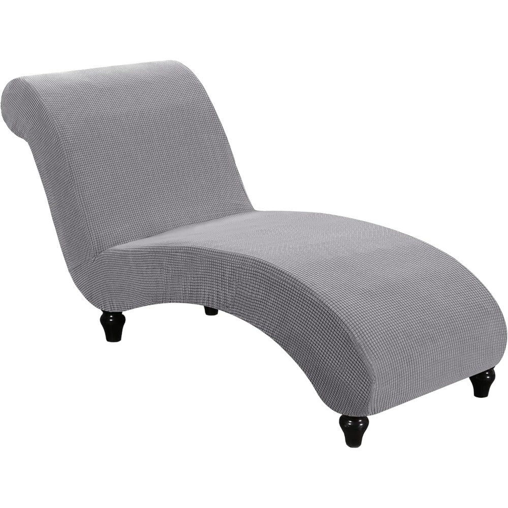 Chaise Lounge Cover Stretch Slipcover Jacquard Fabric Chair Sofa Protector for Living Room Bedroom Multi-Color