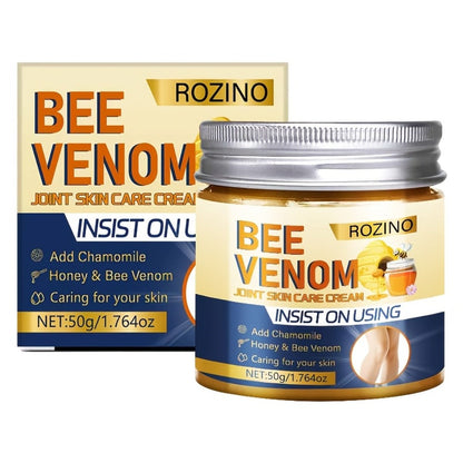 Vitamin C & Glycerin Bee Venom Joint Cream 2PCS 50g Each – Brightening Deep Moisturizing Body Cream for Dry Rough Skin on Arms Legs Knees