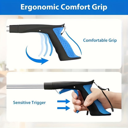 Reacher Grabber Tool Foldable with Magnetic Tip – Long Reach Pickup Helper for Seniors, Lightweight Picker Upper for Home, Kitchen, Garden