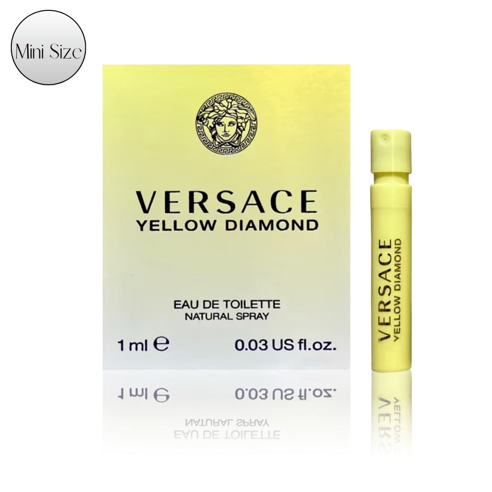 Perfume Sampler Set for Women Versace Collection 12 x 1ml Fragrance Discovery Kit Try Before for Bath Time, Home Spa and Personal Care