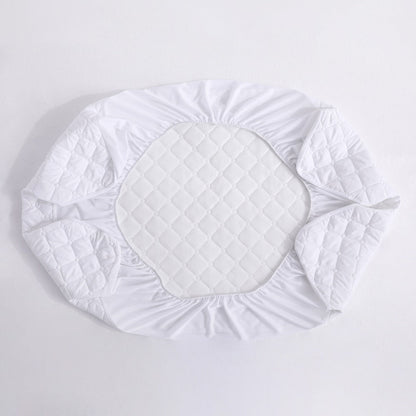 Mini Crib Mattress Protector Fitted Sheet 2 Pack, Quilted Breathable No Noise Baby Mattress Cover