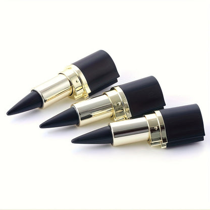 Waterproof Eyeliner Pencil 5 Pack Matte Black Smudge-Proof Cream Formula, for Makeup, Travel and Everyday Vanity Use