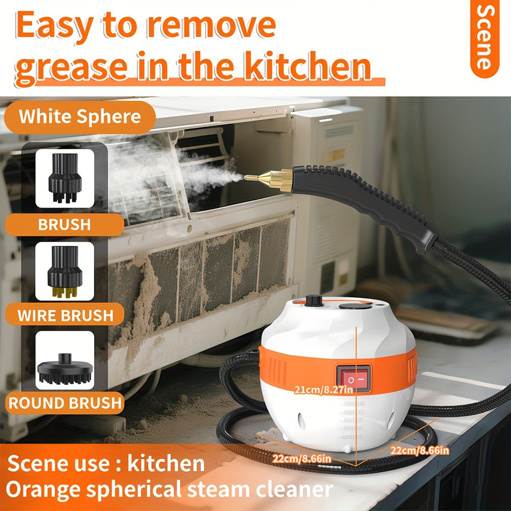 High Temperature Steam Cleaner Handheld Carpet Cleaner High Pressure for Kitchen Grease Sofa Air Conditioner Washing Machine Tile Grout Easy