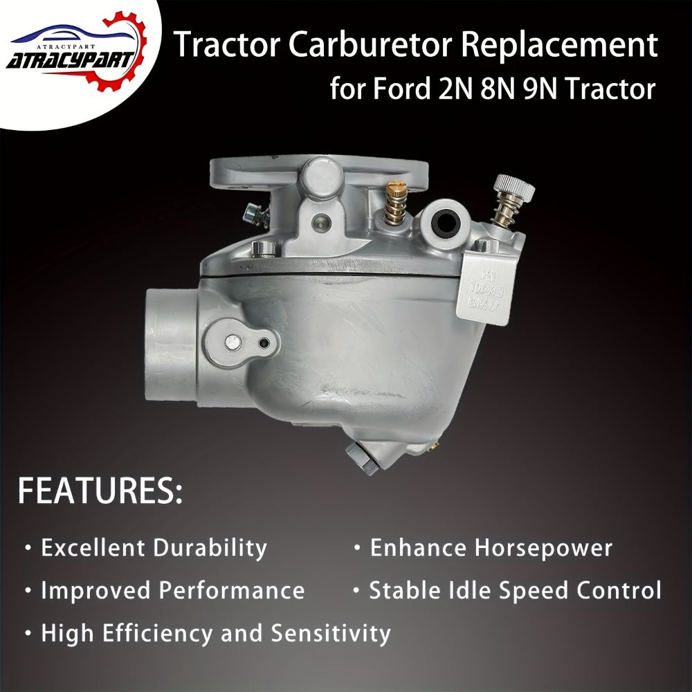 Ford Tractor Carburetor for 8N 9N 2N (1939-1952) – Replaces 8N9510C, 9N9510A, TSX241A, TSX33 – Includes Gasket & Bolts