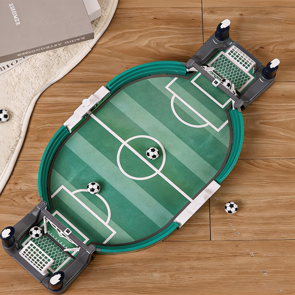 Tabletop Soccer Game for Kids, Portable 2 Player Football Board Game, Parent-Child Competitive Table Football Toy
