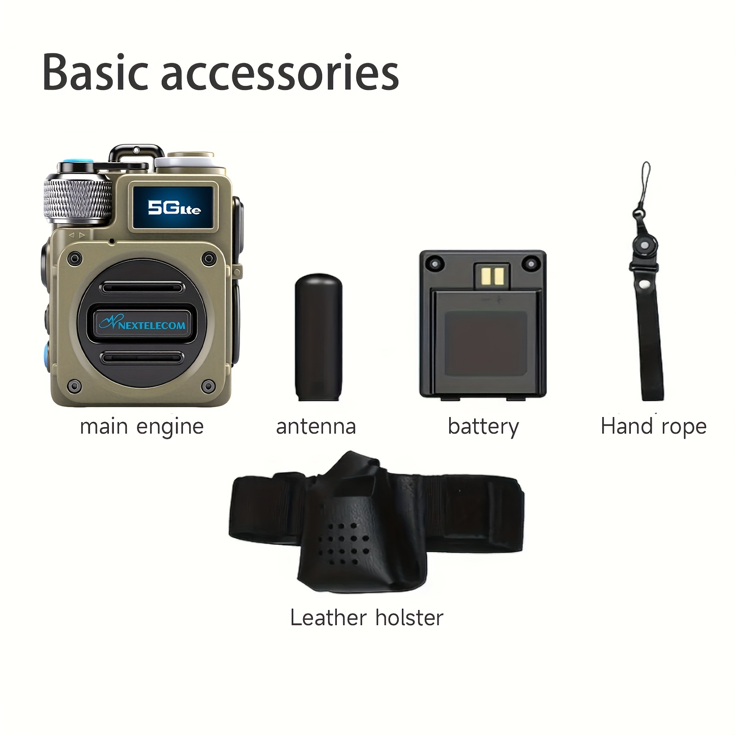POC Walkie Talkies Long Range Two-Way Radio with SIM Card – No Monthly Fee, 5000-Mile Nationwide Coverage, Shock & Dust Proof for Truckers