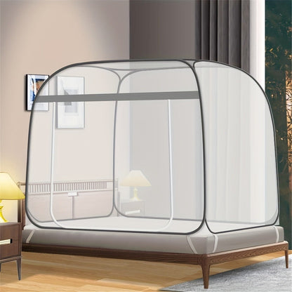 Mosquito Net for Bed Pop Up Bed Canopy 360° Protection Portable Foldable Yurt Mosquito Net for Garden, Yard and Pest Management