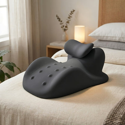 Memory Foam Cervical Support Pillow – Ergonomic Side & Back Sleeper Pillow with Breathable Cover | Multi-Functional Neck & Lumbar Support