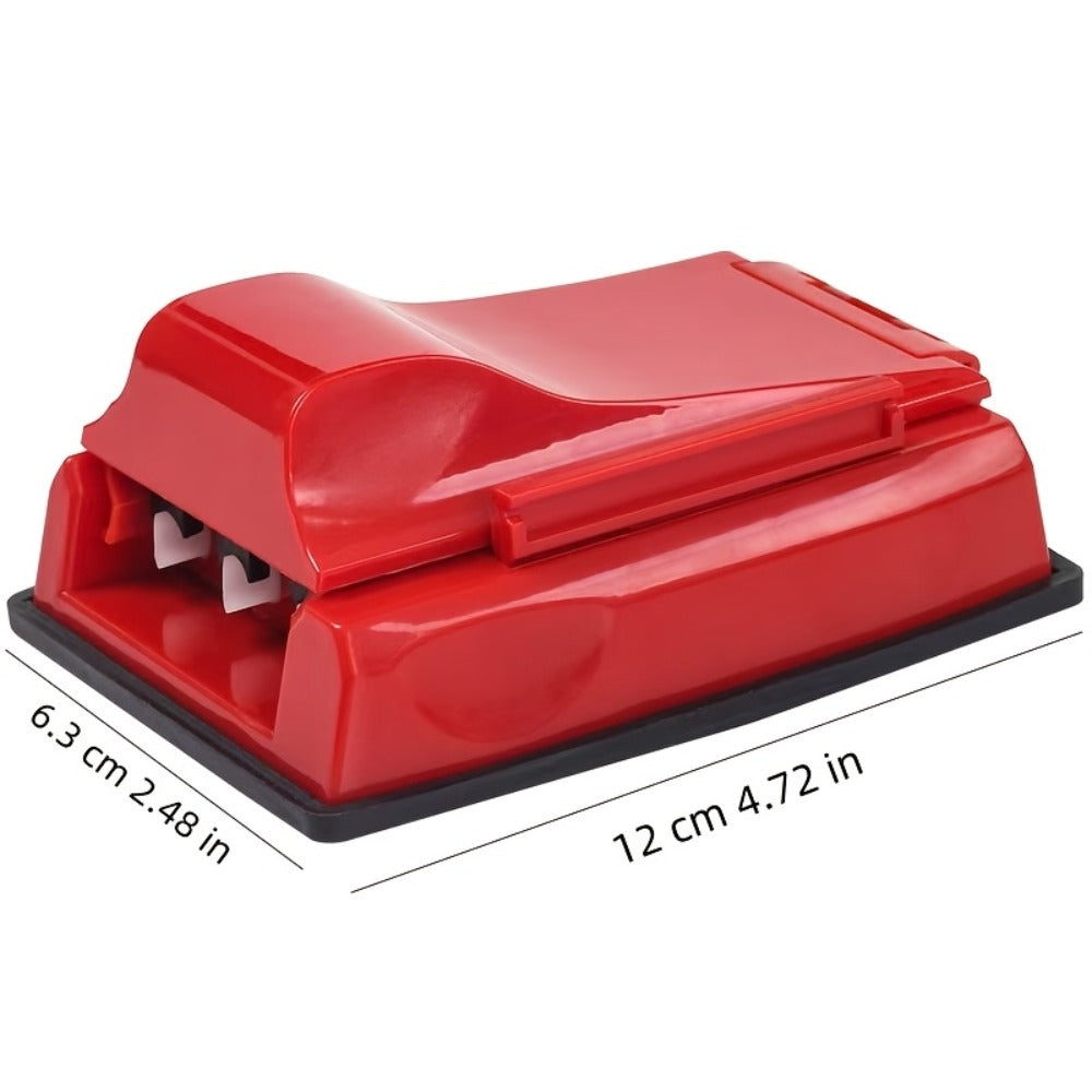 Manual Cigarette Rolling Machine 3-Tube Filler, Portable Durable Plastic Cigarette Roller for Entryways, Bedrooms and Living Spaces