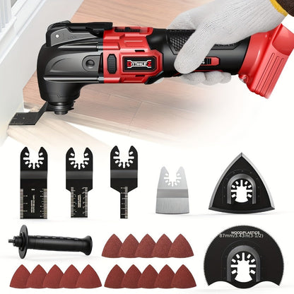 Oscillating Multi Tool Brushless Cordless Compatible with DeWalt 20V / 18V Battery, 21000 OPM Variable Speed