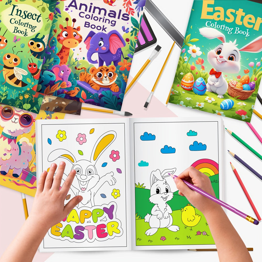 Kids Coloring Books Bulk 26 Pack, Dinosaur & Animal Designs for Birthday Party Favors, Goodie Bag Stuffers