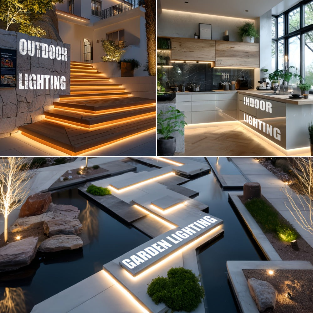 LED Strip Lights 110V AC for Home Cooking, Dining and Outdoor Meals, with the Listed Configuration