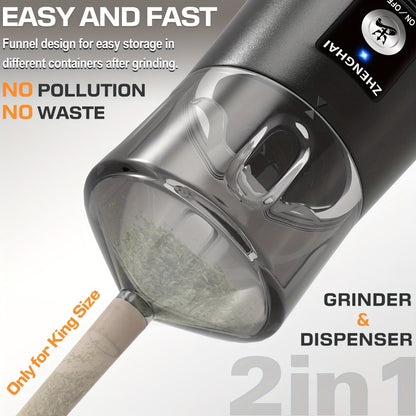 Electric Spice Grinder Portable 150W, USB-C Rechargeable, Pulse Mode, Fast Grinding for Spices & Herbs
