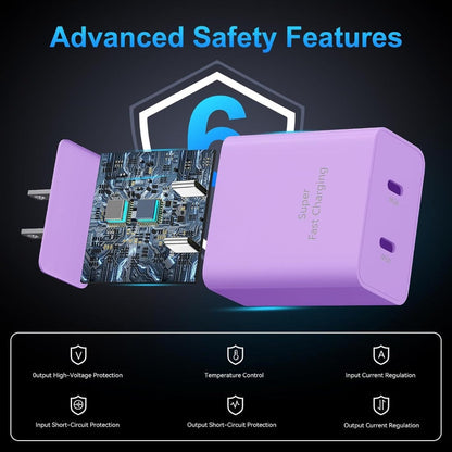 45W Samsung Super Fast Charger USB-C Dual Port Android Fast Charging Block with 10FT Long USB-C for an Everyday Personal Care Routine