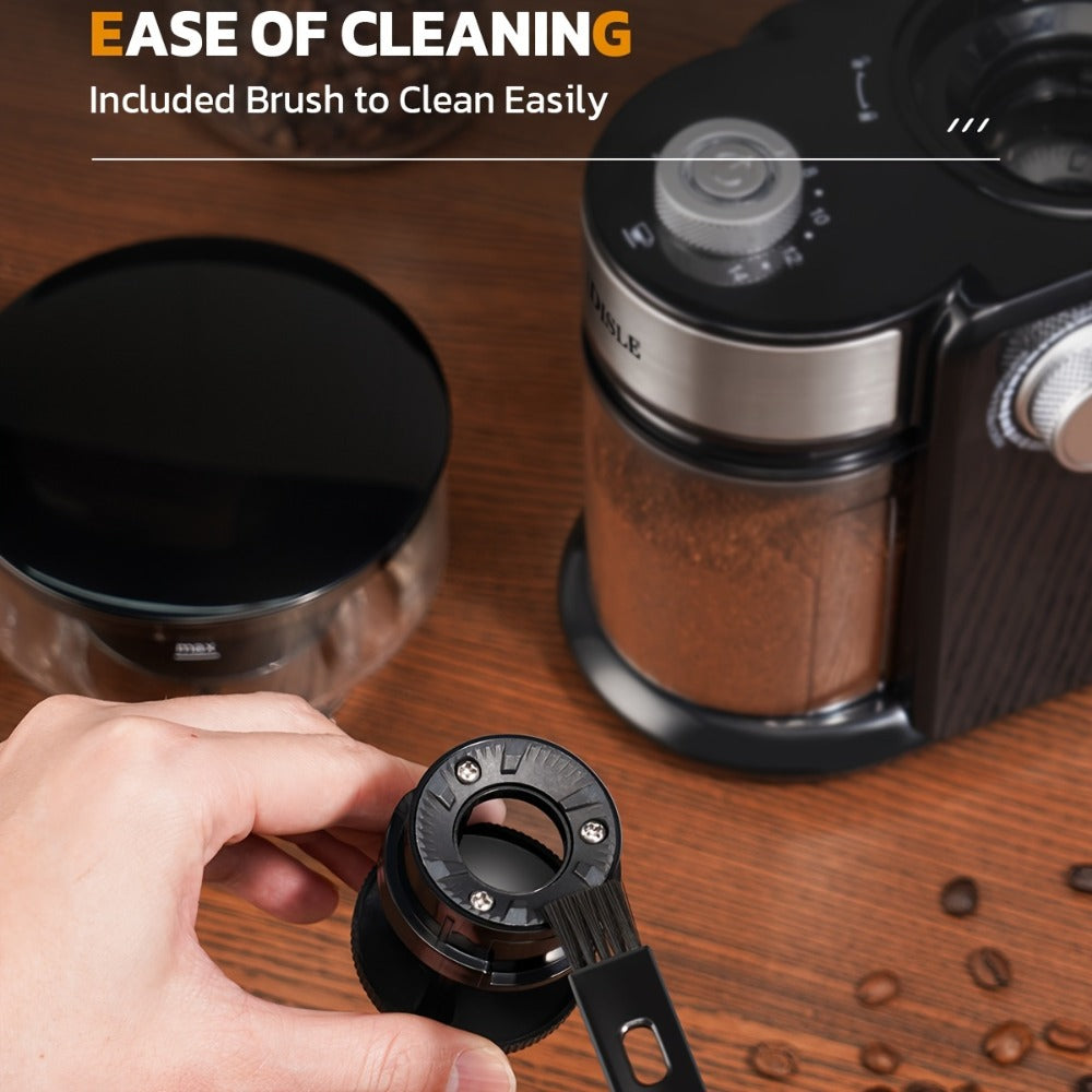 Burr Coffee Grinder Electric, 16 Grind Settings Adjustable Burr Mill Coffee Bean Grinder for 2-14 Cups