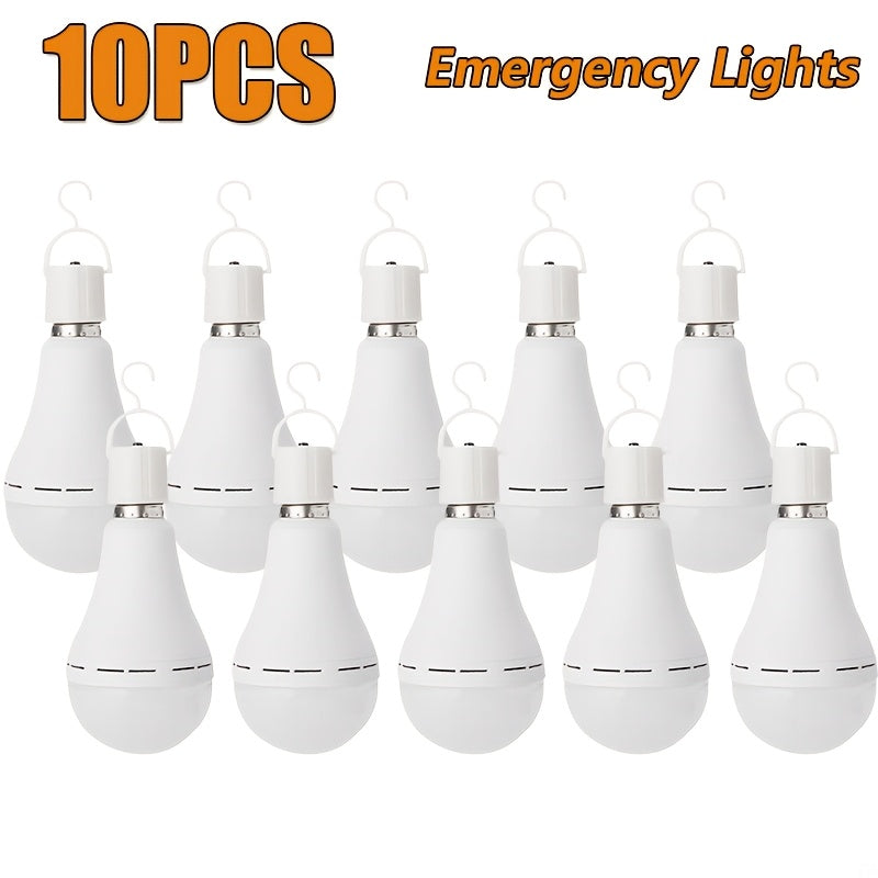 Rechargeable Emergency LED Bulb 2000mAh 60W Equivalent 6000K with Hook for Entryways, Bedrooms and Living Spaces