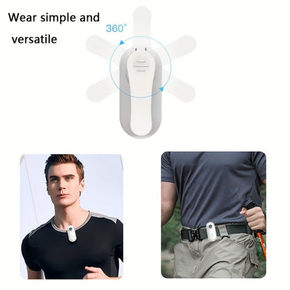Mini Action Camera Thumb Size Wide Angle Lens 800mAh Battery with Memory Card Wearable Pocket for an Everyday Personal Care Routine