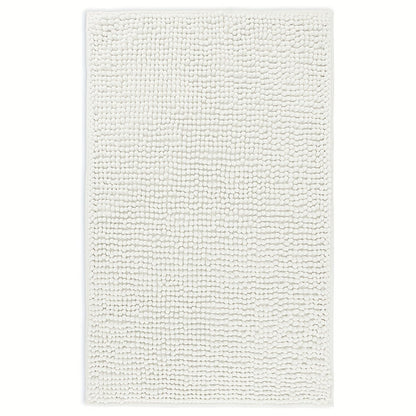 Chenille Bath Rug Extra Thick Bathroom Mat, Multiple Sizes & Colors for Entryways, Bedrooms and Living Spaces