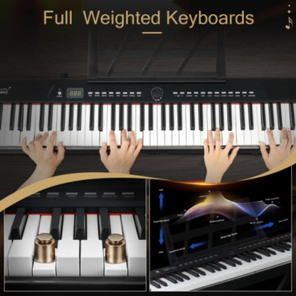 Digital Piano, Portable, Stereo, 88-Key, Semi-Weighted, Hammer for Piano Lessons detail image - detail view 6