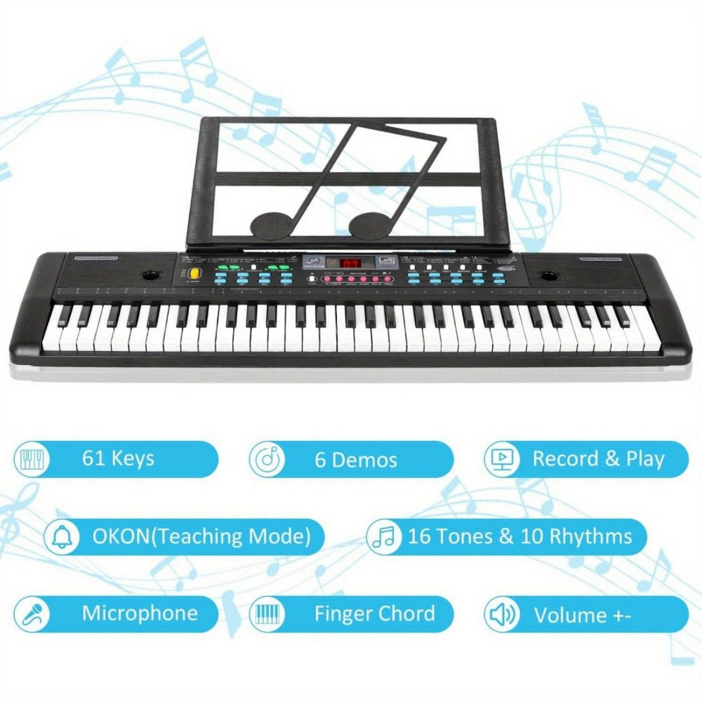 Digital Piano, USB, 37Key, Electronic, Keyboards for Piano Lessons detail image - detail view 10