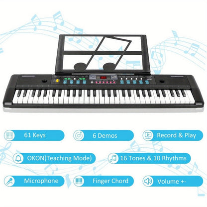 Digital Piano, USB, 37Key, Electronic, Keyboards for Piano Lessons detail image - detail view 18