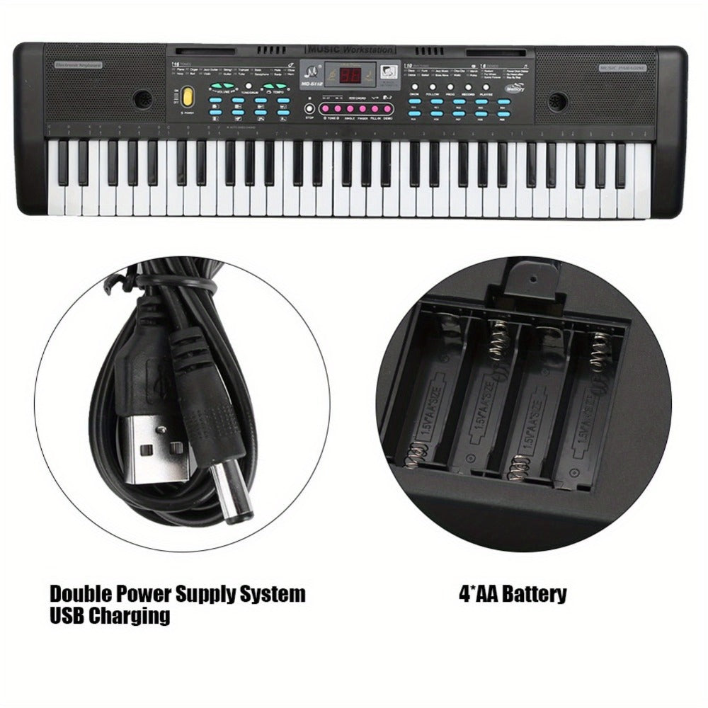 Digital Piano, USB, 37Key, Electronic, Keyboards for Piano Lessons detail image - detail view 19