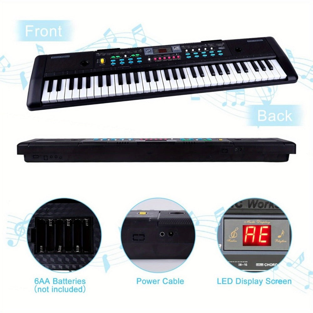 Digital Piano, USB, 37Key, Electronic, Keyboards for Piano Lessons detail image - detail view 9