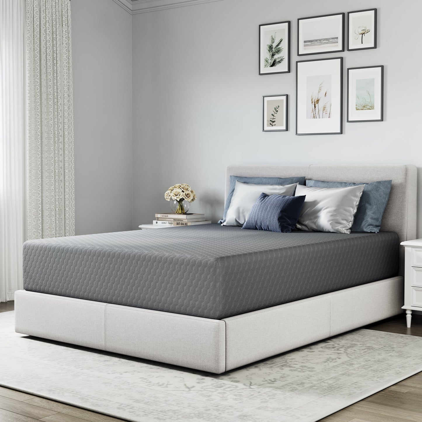 Mattress shown in the Queen, 10 inch option