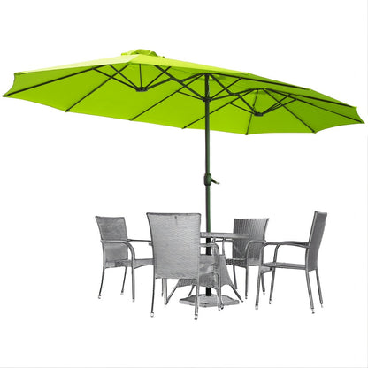 Double-Sided Patio Umbrella, Backyard Sun Shade for Outdoor Shade and Protection detail image - detail view 13