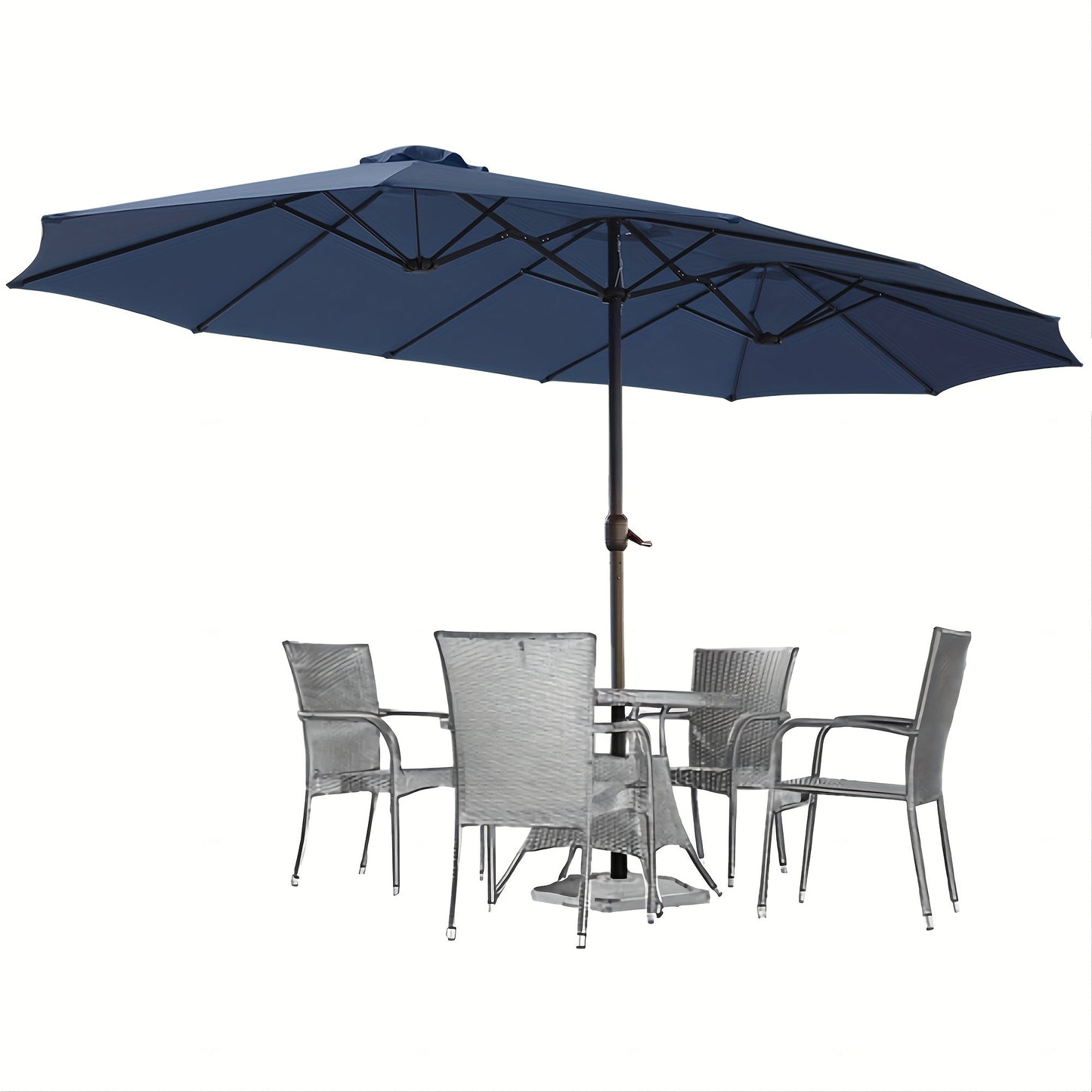 Patio Umbrella shown in the Navy Blue option