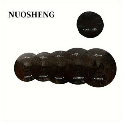 Drum and Cymbal Mute Set, 5pcs, Jazz, Cymbals for Lower-Volume Drum Practice And Rehearsal detail image - detail view 3