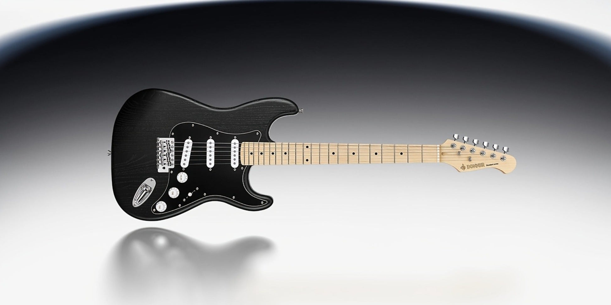 DST-80 Full Size Electric Guitar Kit with SSS Pickups and Amplifier detail image - detail view 15