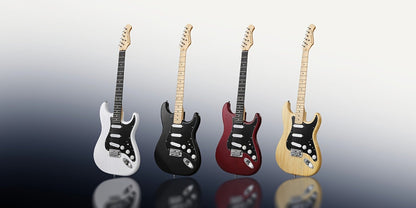 DST-80 Full Size Electric Guitar Kit with SSS Pickups and Amplifier detail image - detail view 21