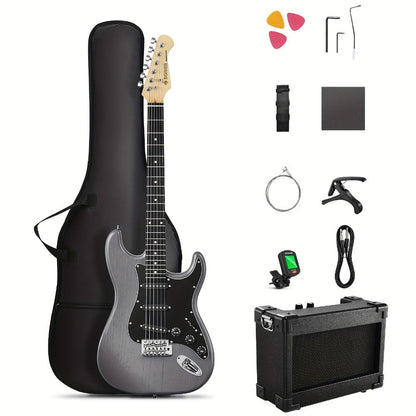 DST-80 Full Size Electric Guitar Kit with SSS Pickups and Amplifier detail image - detail view 7