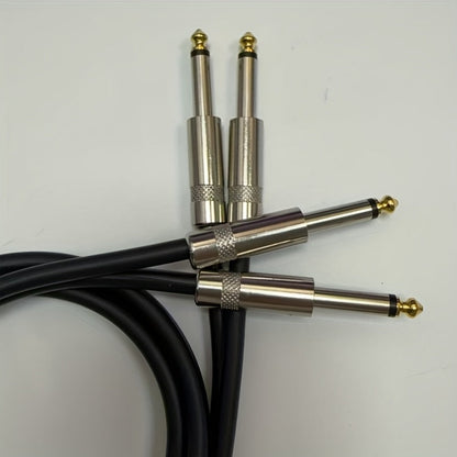Dual 1/4-Inch TS Audio Cable for Speakers, Amplifiers, Mixers and Recorders detail image