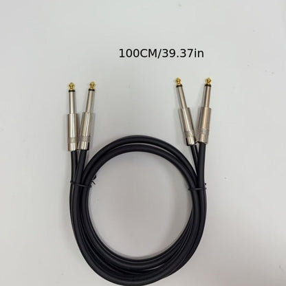 Dual 1/4-Inch TS Audio Cable for Speakers, Amplifiers, Mixers and Recorders detail image - detail view 4