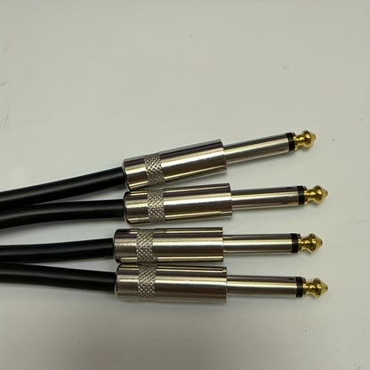 Dual 1/4-Inch TS Audio Cable for Speakers, Amplifiers, Mixers and Recorders detail image - detail view 6