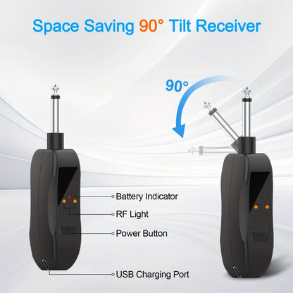 Dual Wireless Handheld Microphone System with Rechargeable Receiver detail image - detail view 11