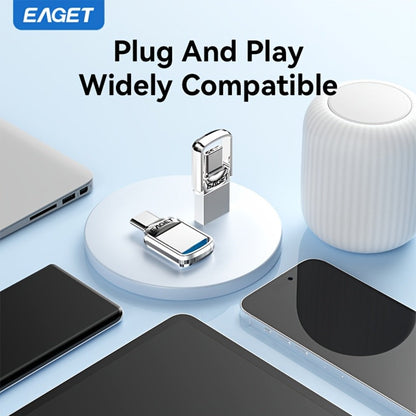 USB Flash Drive EAGET Dual-Ended Type-C to USB 3.2 Memory Stick with 32GB, 64GB or 128GB Capacity