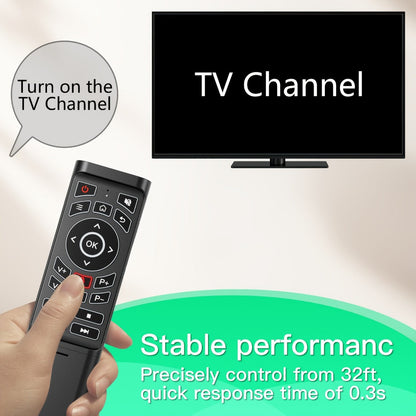 Mini Wireless Keyboard Remote Control Tri-Mode – Bluetooth & 2.4G Dual Channel, 7-Color Backlight