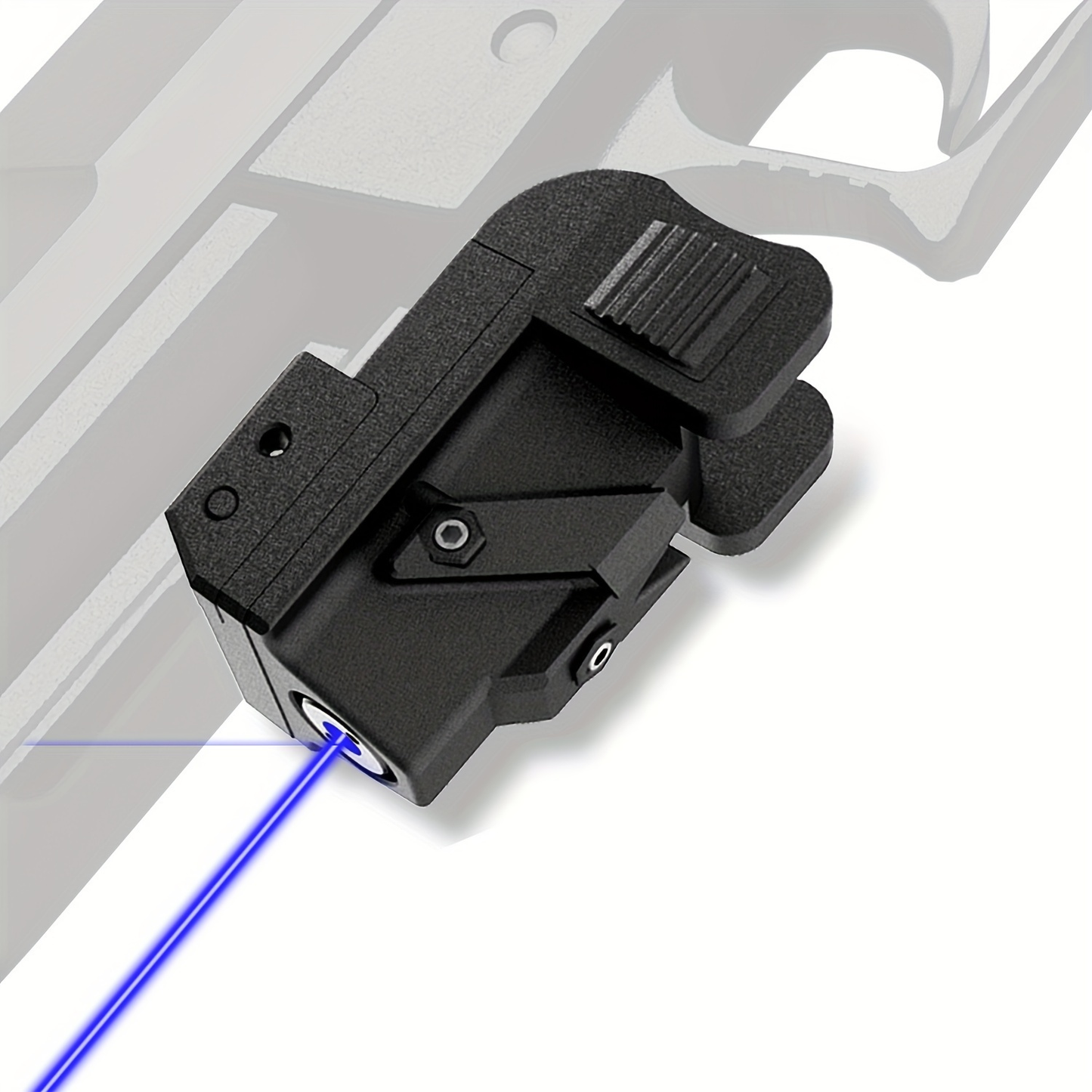 Laser Sight for Picatinny Rail Pistols – Green Red Blue Laser, CNC Aluminum, Low Profile, USB Rechargeable, 5-Hour Runtime