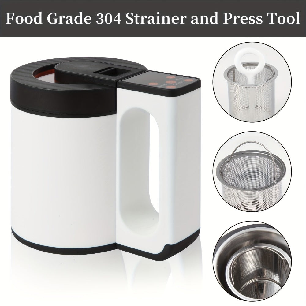 Herbal Oil Infusion Machine & Decarboxylator All-in-One Butter Tincture Maker with Food Grade Stainless Steel Canister